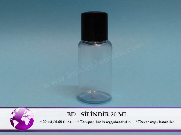 pet-sise-BD-silindir-20ml-siyah